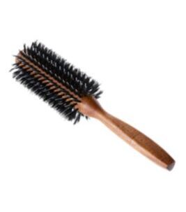 2 Stück / ACCA KAPPA - Hair Brush Kotibé Round 60mm Nature Nylon